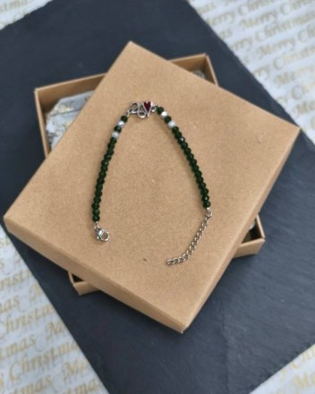 12  β  βραχιολι 26 καρδια πρασινες (1)